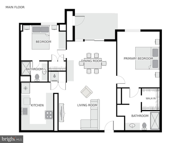 205 Yoakum Pkwy Unit 1617, Alexandria, VA 22304 - home floor plan