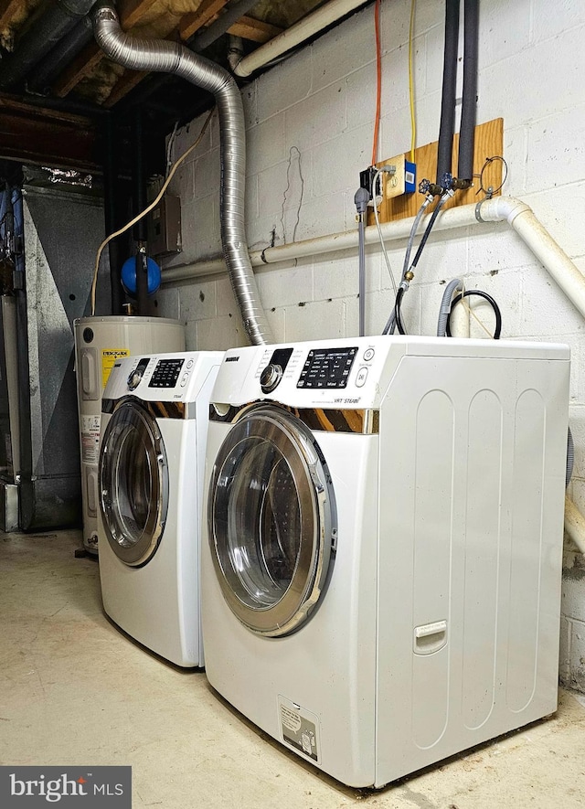 laundry room featuring laundry area and washer and clothes dryer