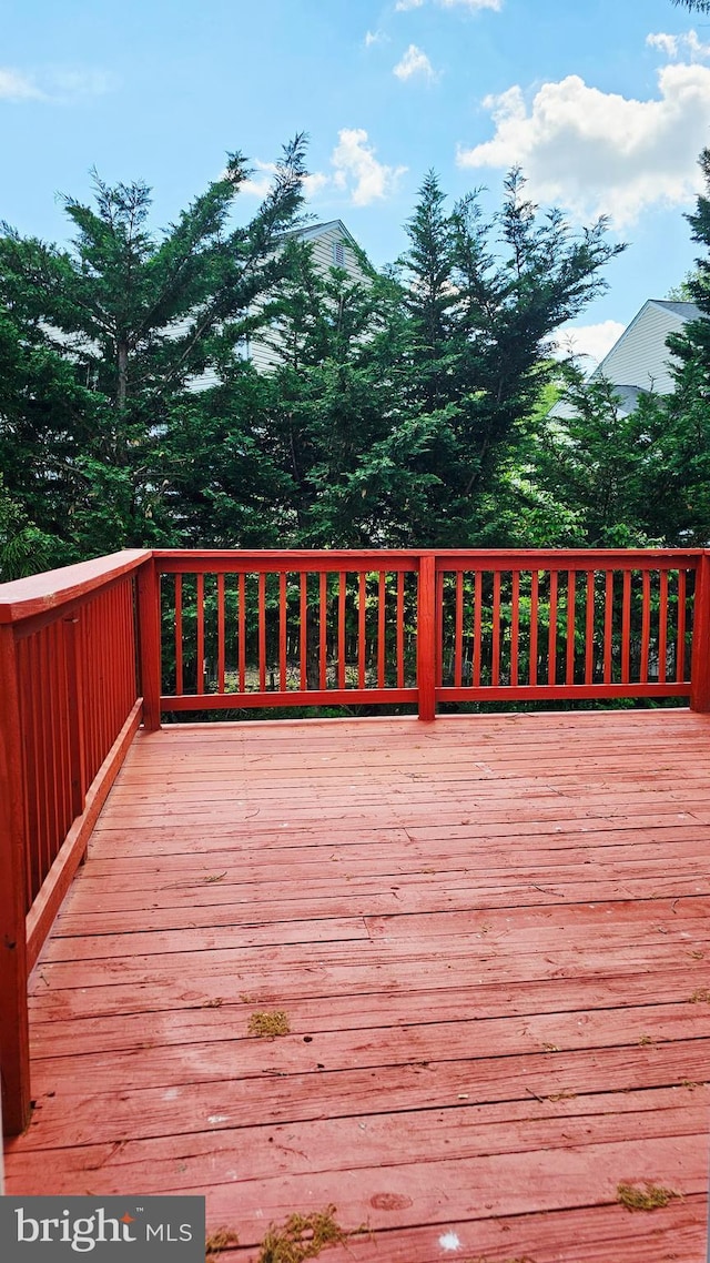 view of deck