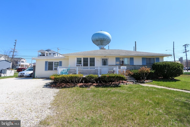 1306 Bayshore Ave, Brigantine, NJ 08203 - ranch-style home featuring a front lawn