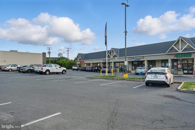 view of uncovered parking lot