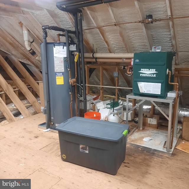utilities featuring water heater