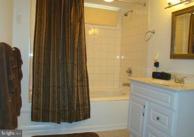 128 Fox Dr, Winchester, VA 22601 - full bathroom with vanity and shower / bath combo with shower curtain