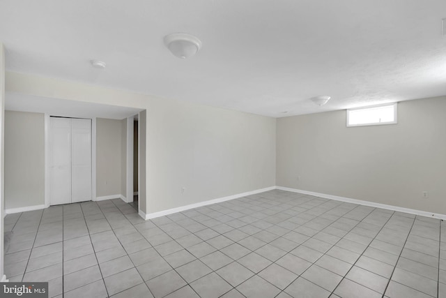 128 Fox Dr, Winchester, VA 22601 - below grade area with baseboards and light tile patterned floors