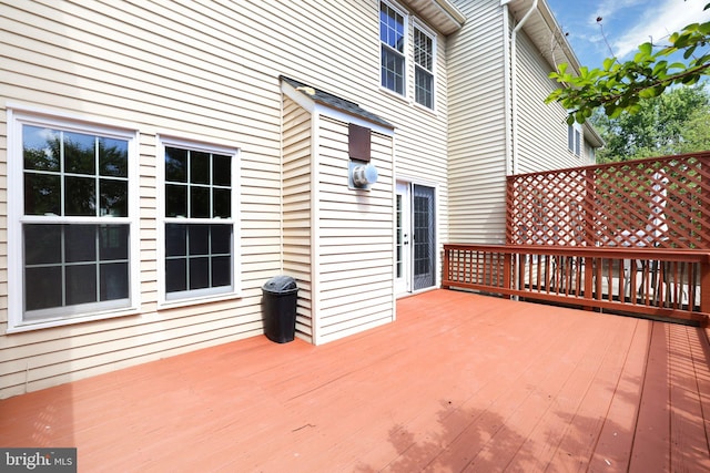 view of deck