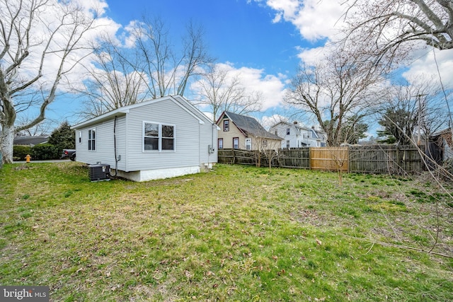 290 Garfield St, Carneys Point, NJ 08069 - exterior space featuring central air condition unit and fence