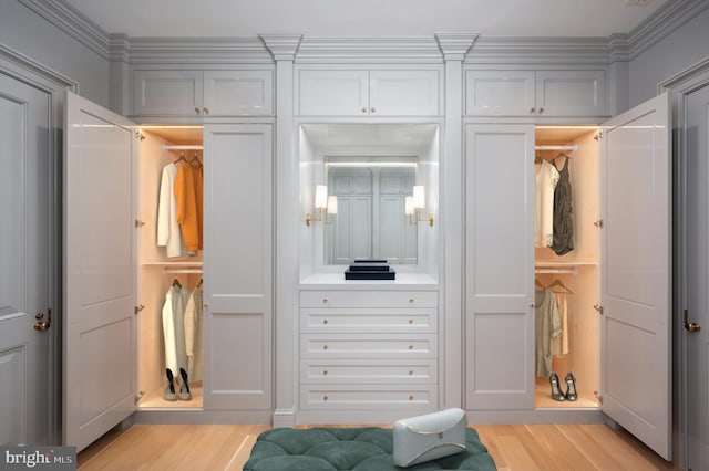view of closet