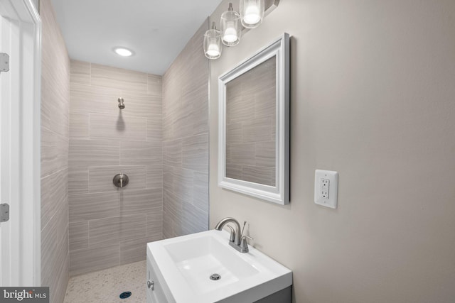 1414 N Bethel St, Baltimore, MD 21213 - full bath with tiled shower and vanity