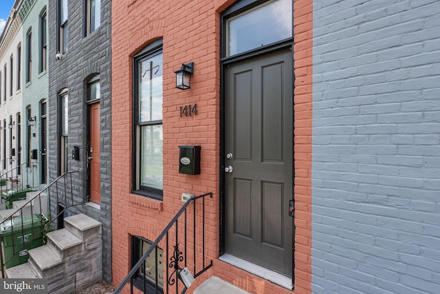 1414 N Bethel St, Baltimore, MD 21213 - view of exterior entry with brick siding