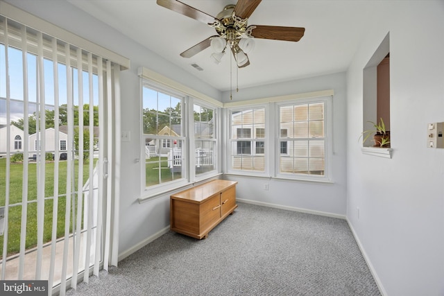 144 Trellis Ln, Sewell, NJ 08080 - unfurnished sunroom featuring baseboards and carpet flooring