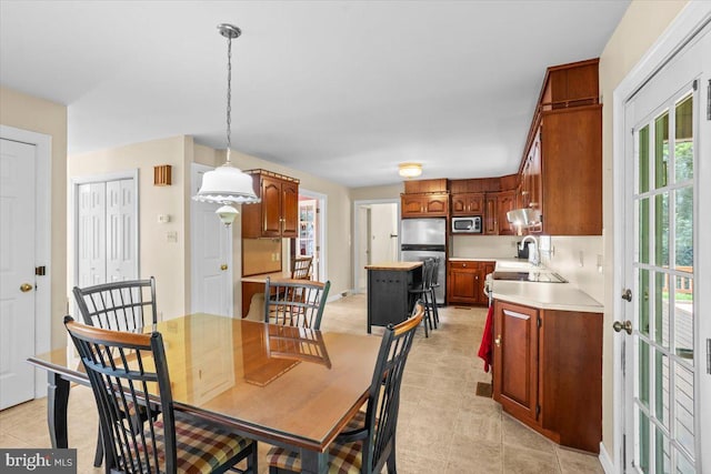 3161 Grande Oak Pl, Lancaster, PA 17601 - dining space featuring light tile patterned floors