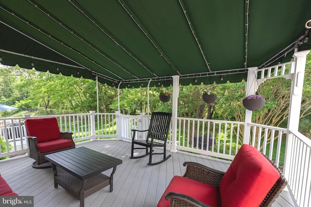 9124 Back Drop Dr, Perry Hall, MD 21128 - view of wooden terrace