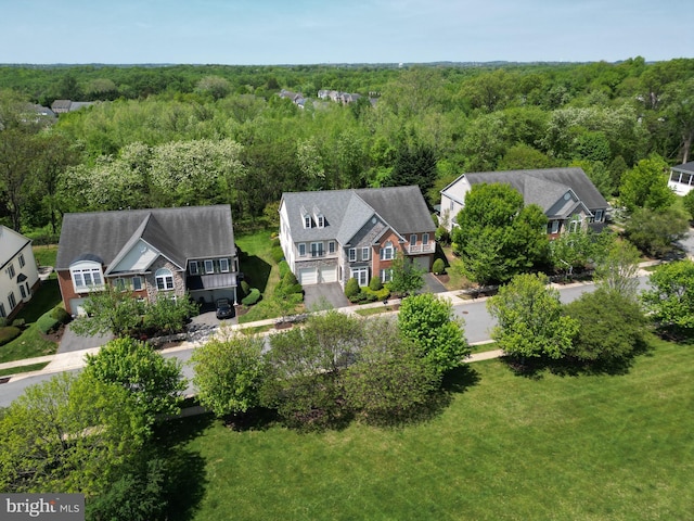 9124 Back Drop Dr, Perry Hall, MD 21128 - drone / aerial view of a forest