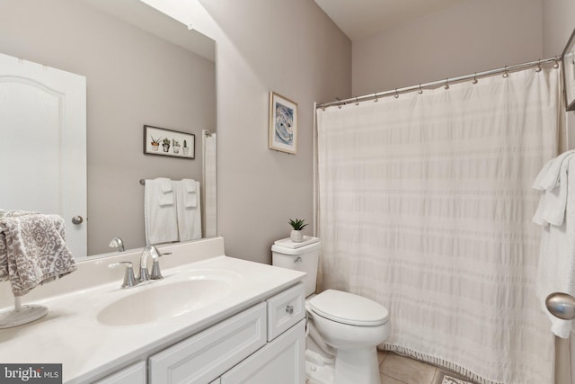 29 Enclave Ct, Annapolis, MD 21403 - bathroom featuring vanity, tile patterned floors, and toilet