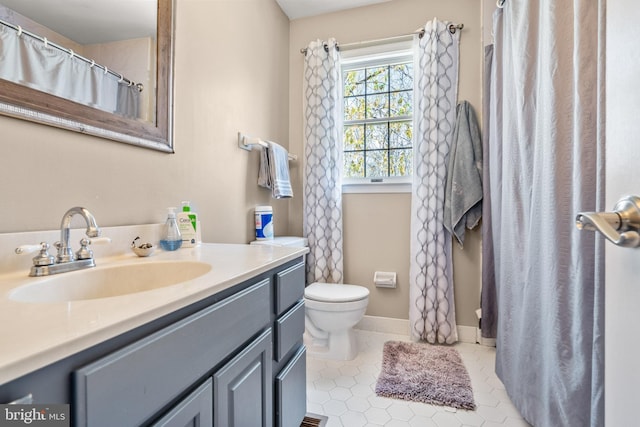 22 Cochise Cir, Medford Lakes, NJ 08055 - full bath featuring vanity, tile patterned floors, and toilet
