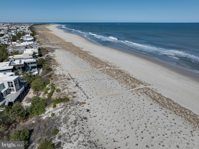 129-C Long Beach Blvd, Long Beach Township, NJ 08008 - drone / aerial view with a water view and a view of the beach