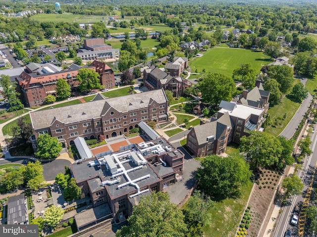 aerial overview of property's location