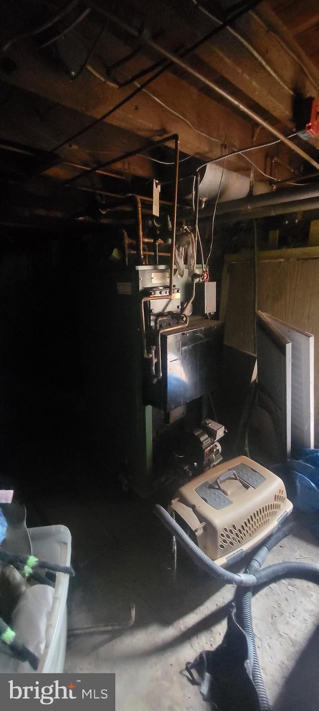 view of basement