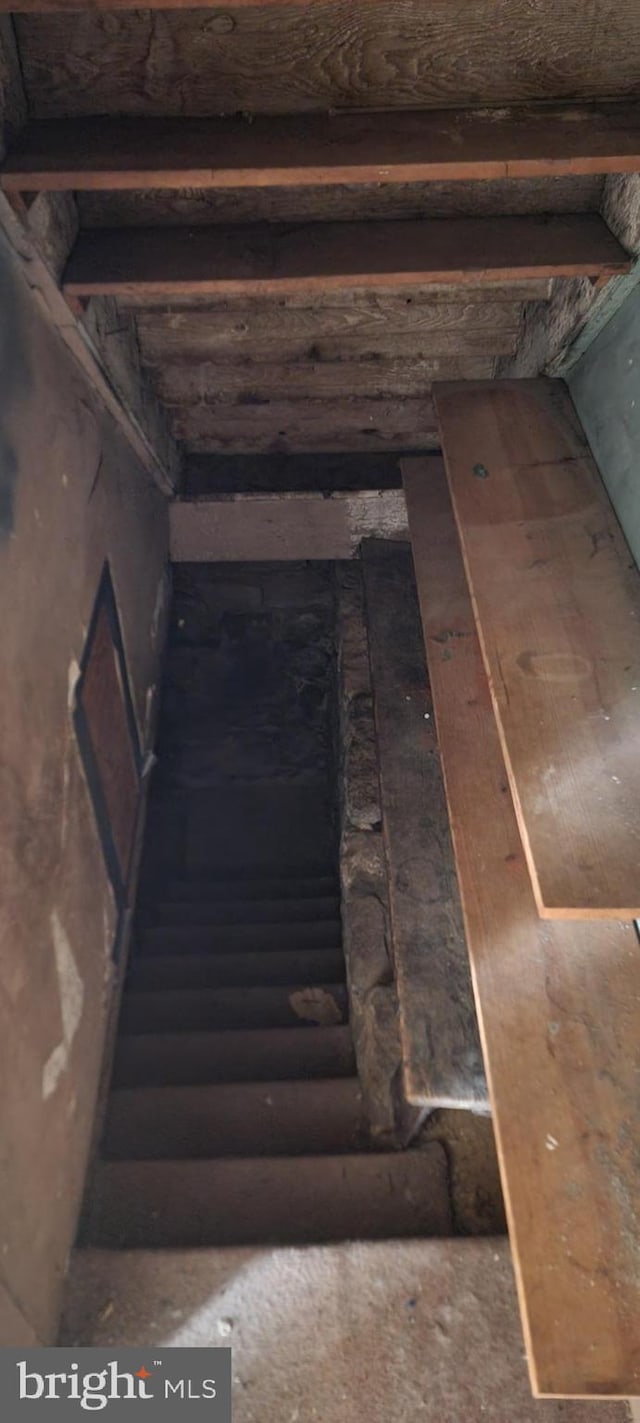 view of stairs