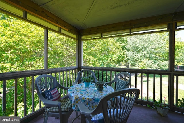 33955 Middleton Cir Unit 5, Lewes, DE 19958 - wooden terrace with outdoor dining space