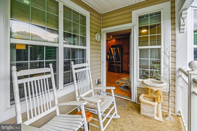 1507 Broadneck Pl Unit 403, Annapolis, MD 21409 - view of patio / terrace featuring covered porch