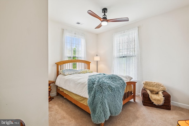 1507 Broadneck Pl Unit 403, Annapolis, MD 21409 - carpeted bedroom with baseboards and a ceiling fan