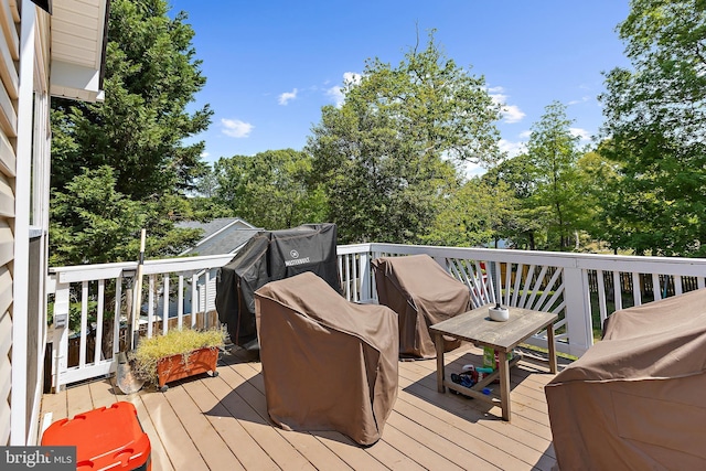 11312 Rawhide Rd, Lusby, MD 20657 - view of wooden deck
