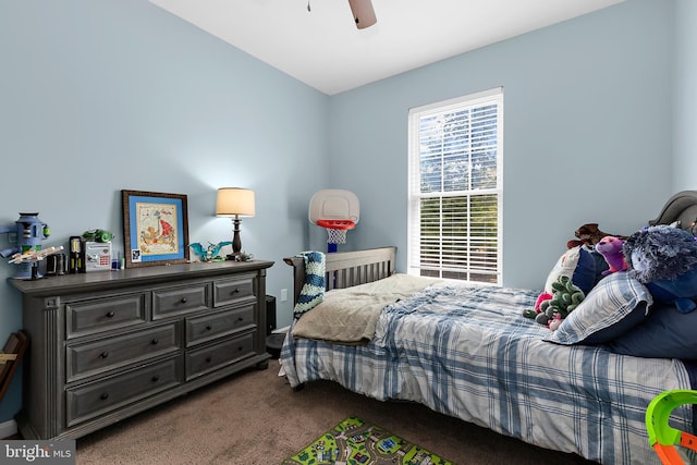 11312 Rawhide Rd, Lusby, MD 20657 - bedroom featuring a ceiling fan and carpet