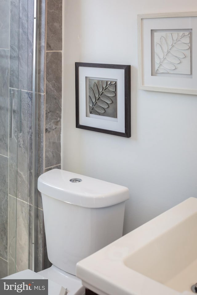 bathroom with toilet