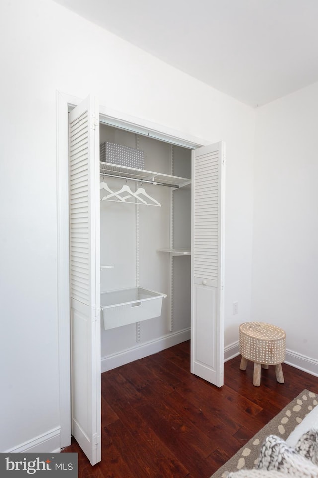 view of closet