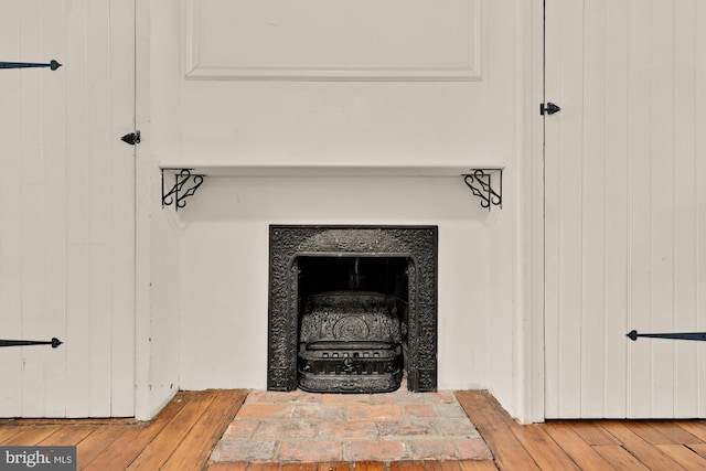 room details featuring wood finished floors