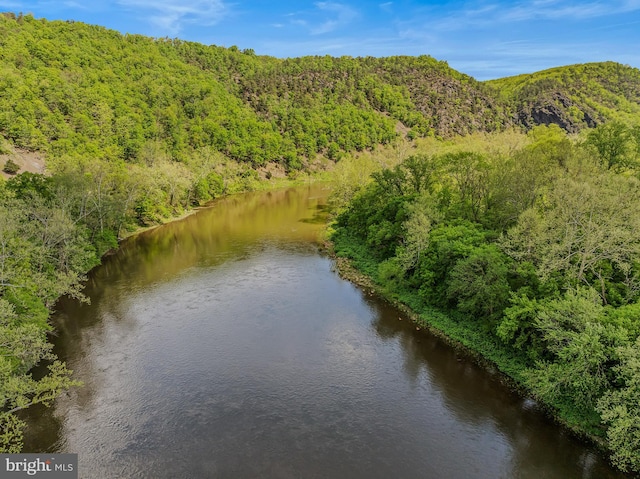 82 Vista River Ln, Paw Paw, WV 25434 - view of water feature with a wooded view and a mountain view