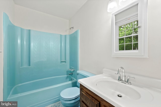 309 Camden Dr, Fredericksburg, VA 22405 - full bath with toilet, shower / washtub combination, and vanity