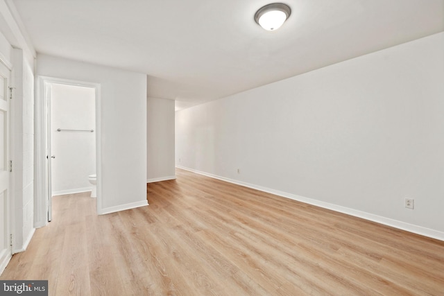 309 Camden Dr, Fredericksburg, VA 22405 - basement featuring light wood-style floors and baseboards