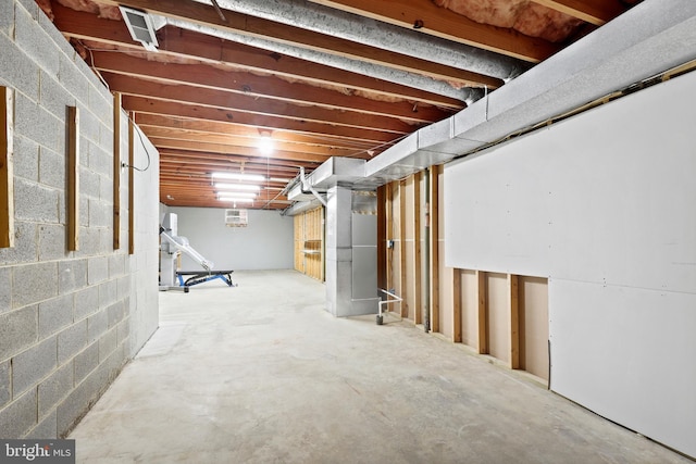 309 Camden Dr, Fredericksburg, VA 22405 - view of unfinished below grade area