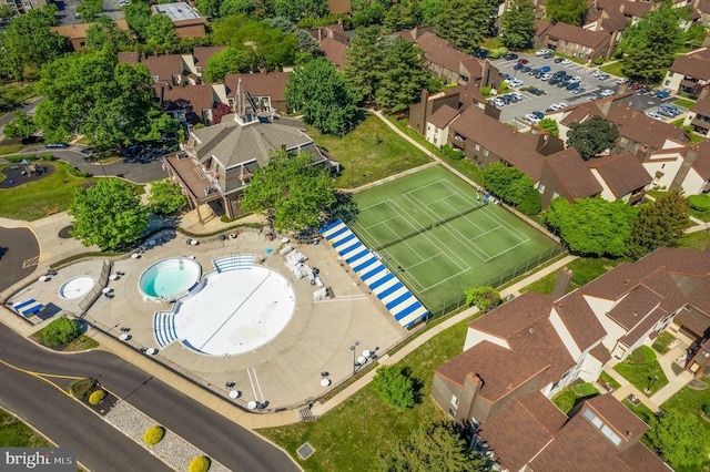 5025A S Convent Ln Unit 142, Philadelphia, PA 19114 - aerial view of residential area