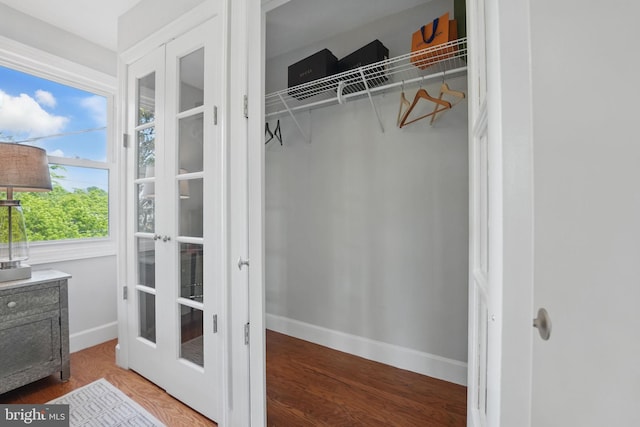 view of closet