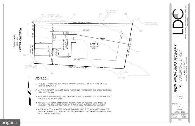 3919 Pineland St, Fairfax, VA 22031 - plan
