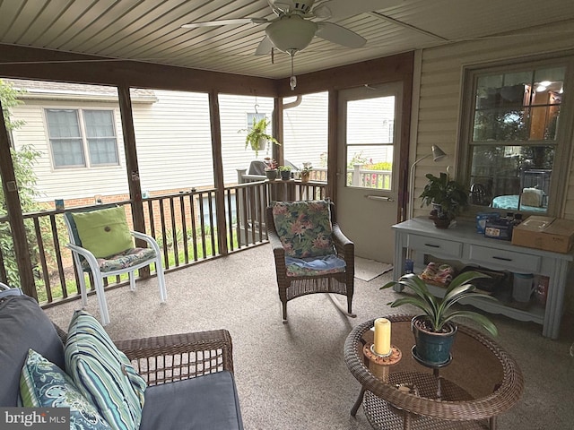902 Hedgewyck Ln, Elizabethtown, PA 17022 - sunroom / solarium with a ceiling fan and healthy amount of natural light
