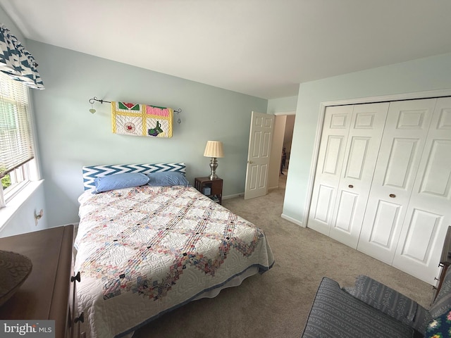 902 Hedgewyck Ln, Elizabethtown, PA 17022 - bedroom featuring carpet, a closet, and baseboards