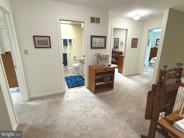 902 Hedgewyck Ln, Elizabethtown, PA 17022 - hall with light carpet and baseboards