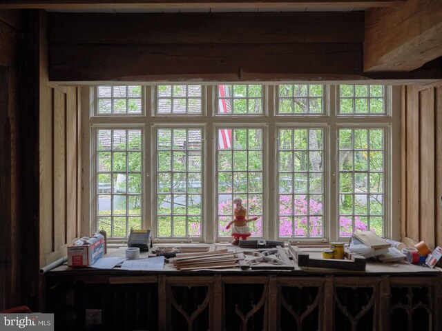 doorway to outside with plenty of natural light
