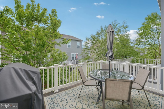 10723 Caledonia Meadow Dr, Manassas, VA 20112 - view of patio / terrace with area for grilling, outdoor dining space, and a deck