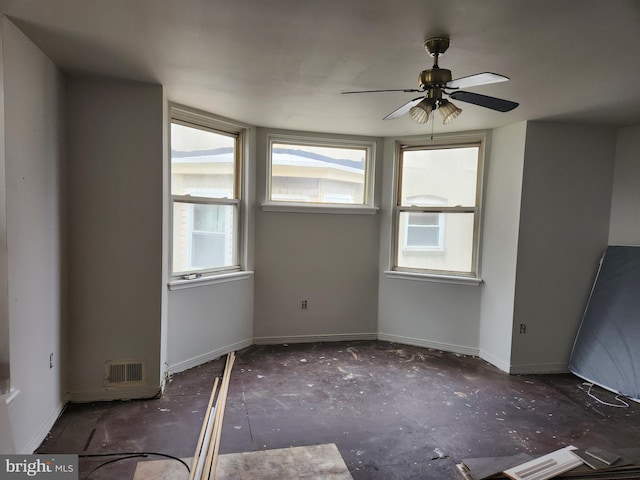 5737 N Park Ave, Philadelphia, PA 19141 - unfurnished room featuring baseboards and a ceiling fan