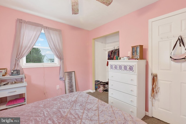38 Bonniefield Cir, Gettysburg, PA 17325 - bedroom featuring carpet floors, baseboards, and ceiling fan