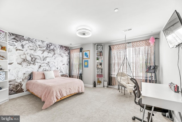24083 Woodmore Dr, Hollywood, MD 20636 - carpeted bedroom with baseboards and visible vents