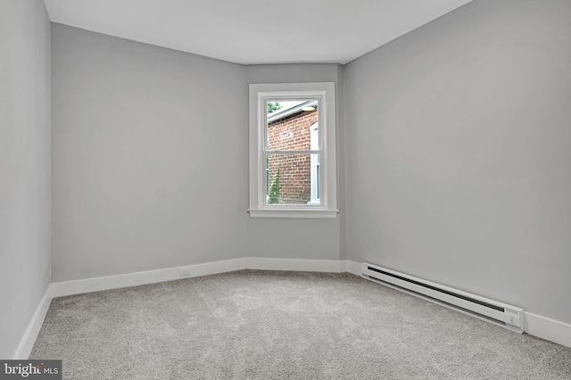 536 Lafayette St, Lancaster, PA 17603 - carpeted empty room with baseboard heating and baseboards