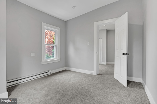 536 Lafayette St, Lancaster, PA 17603 - carpeted spare room with baseboard heating and baseboards