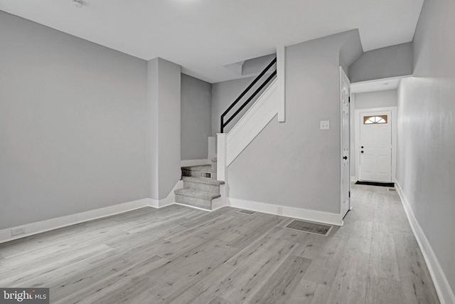 536 Lafayette St, Lancaster, PA 17603 - interior space with wood finished floors, baseboards, and stairs