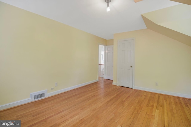 9709 W Bexhill Dr, Kensington, MD 20895 - bonus room featuring baseboards, visible vents, and light wood-style flooring